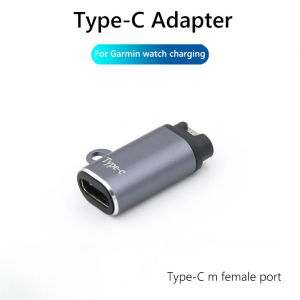 Type-C Charger Adapter for Garmin Fenix 8 7 7S 7X 6 6S Pro Forerunner 970 965 955 570 255 255s 245 158 Instinct E 1 2 2S 2X 3