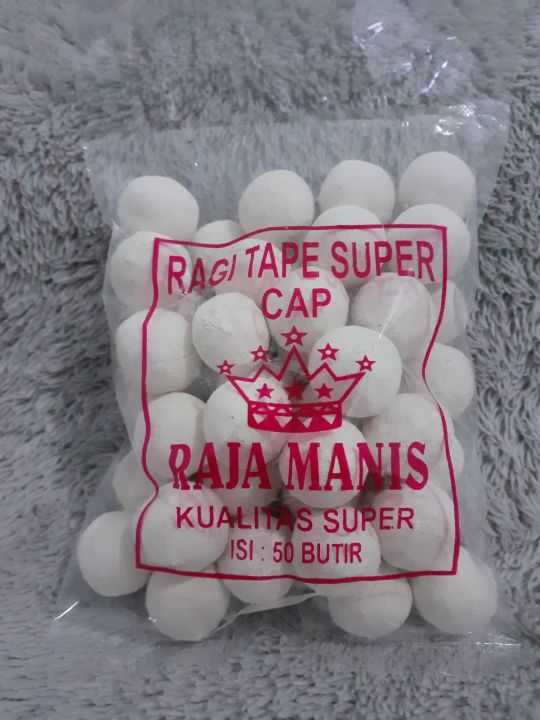 Ragi Tape Super Raja Manis Bulat isi 50 butir | Lazada Indonesia