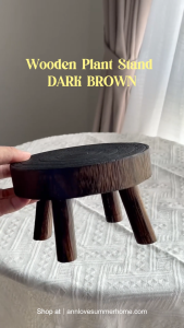 【𝗔𝗦𝗛】Wooden Plant Stand Shelf Balcony Flower Pot Home Deco Holder Flower Pot Base Succulent Indoor Outdoor Display