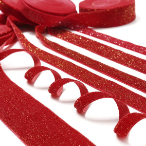 5m/Roll Red Ribbon Christmas Decoration Xmas Tree Ornaments For Wedding Home Decor New Year 2023 DIY Craft Gifts Box Accessories