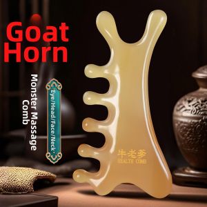 NIULAODIE | Multi-functional Sheep Horn Comb For Head Massage And Gua Sha