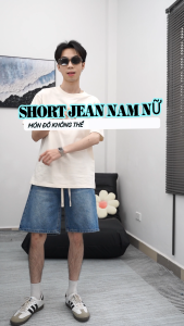 Quần short jean nam nữ ống rộng SUN S2 màu sắc đa dạng mặc thoải mái phong cách hàn quốc