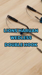 Lions HARUAN WEEDLESS DOUBLE HOOK Snakehead Hook Mata Kail Toman Matakail Sebarau Peacock Bass