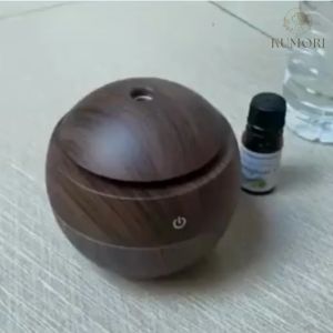 MÁY XÔNG TINH DẦU GỖ máy khuếch tán tinh dầu thiết kế sang trọng khử mùi hiệu quả giúp thư giãn giảm stress KUMORI STORE