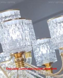 American Chandelier Tri color Ceiling Lights for Living Room Home Decorative LED Light For Room Pendant Light