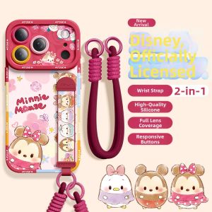 SUPER MOUSE | Multi-Model Compatible iPhone Case with Lanyard Wristband Stand and Drop Protection