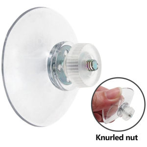 5Pcs Suction Cups with Screw Plastic Sucker Pad Holder PVC Sucker with Screw Nut for Bathroom Window Car Shade