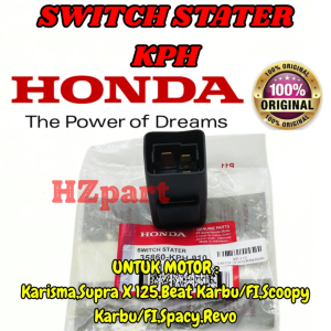 SWITCH STATER/BENDIK KODE KPH HONDA KARISMA SUPRA X 125 BEAT SCOOPY SPACY REVO KUALITAS ASLI 100%ORI