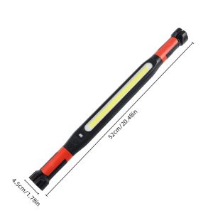 High Lumen Rechargeable LED Work Light for Car Emergency Repair Powerful Magnetic Flashlight with Hooks and Magnetic Base