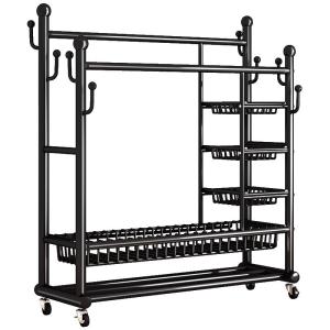 JIAJIESHI | Bedroom Indoor Mobile Clothes Rack