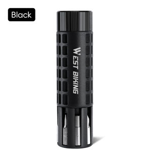 West Biking | WEST BIKING Mini Ratchet Vacuum Tire Repair Kit Bicycle Repair Tool Set Ratchet Tire Repair Needle Fork 5 Rubber Strips