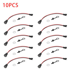 5.5 X 2.1mm DC Power Jack Socket Female Panel Mount To 2 Pin JST SM Male Plug Durable Connector Cable for Electric Scooter