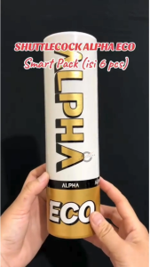 ALPHA ECO 3in1 Smart Pack Kok Shuttlecock Badminton Original Isi 6pcs