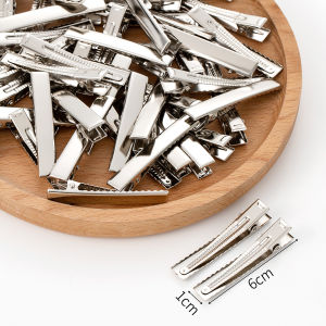 กิ๊บติดผมรูปปากเป็ด K White Thickened DIY Handmade Butterfly Knot Jewelry Accessories Korean Style Hair Clips กิ๊บติดผม