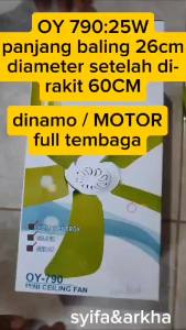 KIPAS ANGIN KIPAS GANTUNG OUYASHI 25W OY-790