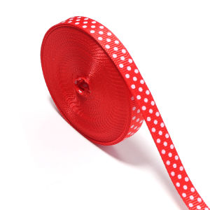 10Yards 10mm Polka Dot Grosgrain Ribbon Colorful Polyester Satin Ribbon For DIY Christmas Wedding Party Gift Wrapping Decoration