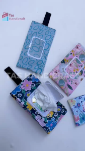 Pouch Tisu 2 In 1 Basah dan Kering | Tempat Tisu | Mini Cover Tissue 2 In 1 | Travel Pouch Custom