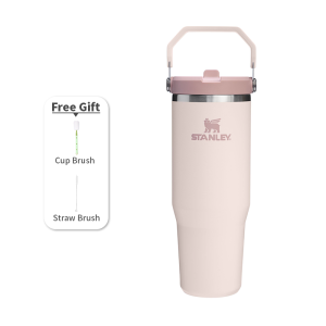 Stanley | 591ml 887ml Folding Straw Insulated Water Bottle Stainless Steel Tumbler for Hot and Cold Drinks Heavy Duty Insulation Anti Fall Design