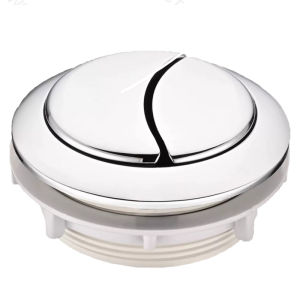 ห้องน้ำปุ่มถังน้ำกลมปุ่มถังห้องน้ำถังน้ำด้านความดันวาล์วแบบพกพาสามารถตัดได้การออกแบบปุ่มคู่