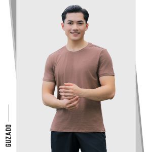 Áo Thun Nam Ngắn Tay Guzado GTS01 Chất Liệu Cotton Chuẩn Thấm Hút Cực Tốt Hàng May Kỹ