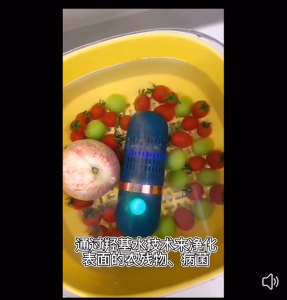 vege cleaner machine，Fruit and vegetable pesticide residue disinfection deviceCapsule-type fruit and vegetable purifierMeat vegetable washerWireless Fast Charge Portable Fruit & Vegetable Sterilizer - Easy Clean Pesticide Remover果蔬农残杀菌消毒器
