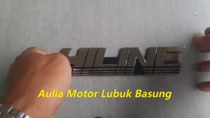 Emblem Tulisan Logo Daihatsu Hiline Chrome - 1 Buah