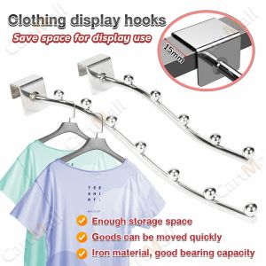 Balls Display Organizer Hooks Waved Clothes Hanger Storage Rack 5Balls/7