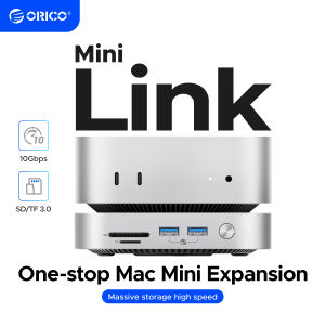 ORICO MiniLink Type C Hard Drive Enclosure Portable SSD Docking Multi-Interface Converter SD/TF4.0 USB4 Transfer Designed for MaMini M4 DOCK