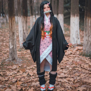 Anime Ghost Kill Blade Cos服 Phong Cách Nhật Bản Áo Kimono Trang Phục Cho Bé Gái Fire Demon Slayer Đội Cosplay Bộ Trang Phục Truyền Thống Phong Cách Trung Hoa