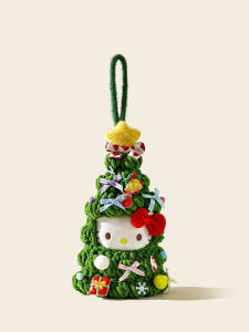 LONGKUI | Hello Kitty Christmas Tree Plush Hang Ornament