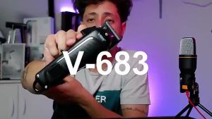 RESUXI | New V-683 Hair Clipper Professional Electric Hair Trimmer Rechargeable Clipper Haircut Machine Mens Barber Hair Cutting Machine