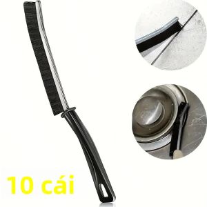 Bộ Bàn Chải Vệ Sinh Đa Năng Cán Dài Thân Thiện Với Môi Trường Chất Liệu Nylon Dùng Cho Nhà Bếp Phòng Tắm Ô Tô - Dụng Cụ Vệ Sinh Khe Kẽ Và Cửa Sổ