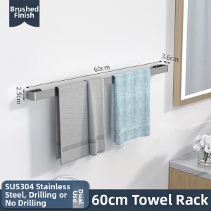 Puncture-free Stainless Steel Towel Rail