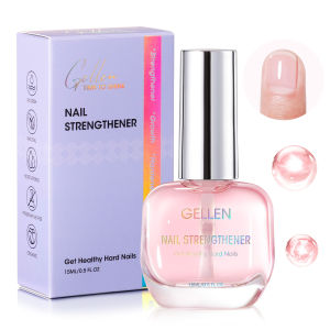 Nail Strengthener 8 in 1 Nail Repair Serum Keratin Vitamin Care Essence Pink Cherry Blossom Scent Thin Brittle Damaged Air Dry