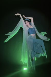 Little Orange Same Modified Classical Dance Costume Green Snake White Snake Dance Performance Wide Sleeve Shawl Han Dynasty Practice