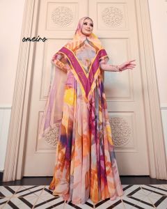 (8x) SAKURA Series Gamis Syari By Omeiro - Nazra.Sha