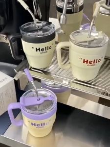 480ML แก้วเย็น แก้วกาแฟร้อน ยอดฮิต HEIIOแท้% กาแฟร้อน เย็น กาแฟยอดนิยม