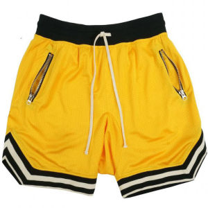 Man short 2025 summer fitness shorts mens quick drying mesh solid color hip-hop breathable casual basketball pants