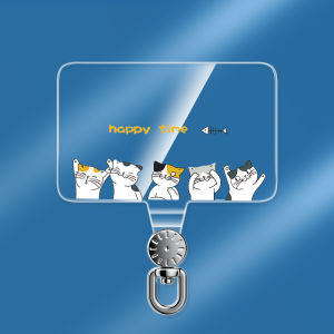 X | Transparent Ultra Thin Durable 360-Degree Rotating Phone Lanyard Clip