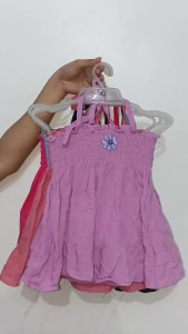 Tube Smacking Dress Plain for 1-2 yrs old Girls