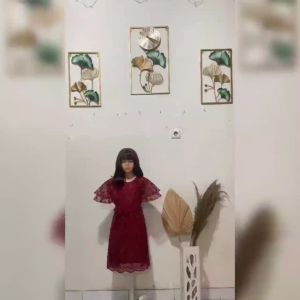 Dress Anak Perempuan Remaja Terbaru Full Brokat Mutiara Dress Angella Kids 7-14 Tahun Dress Pesta Natal Abg Model Kekinian