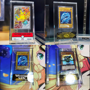 Game King Blue Eyes White Dragon Unopened Original Bag Card Brick Ptcg Pokemon Fanzhong Vertical Transparent Display Stand