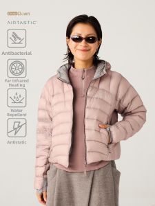 Water Resistant 750 Fill Down Jacket Lightweight Insulated