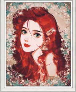 (🇹🇭พร้อมส่งจากไทย🇹🇭) เจ้าหญิงดิสนีย์ ขนาด 30×40 ภาพปักเพชรกลม 5D DIY Diamond Painting Diamond Art