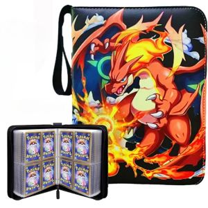 Bandai | 2026Pokemone Card Album PU Zipper Photo Album Collection Book Anime Figure Album Hobby File Kids Toy Gifts In Stock