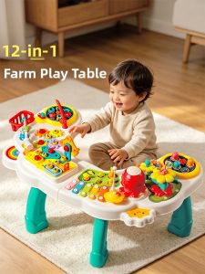 QIMINGXING | Educational Activity Table Multifunctional Intellectual 1-3 Years