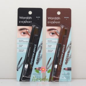 Wardah Eyexpert Eyebrow Pencil With Brush: Sifat Alis Tahan Lama