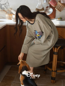 BEIYAN | Soft Cotton Loose Sleeves Cartoon Girl Style Night Dress