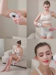 EMS Microcurrent Red Light Heating Therapy Body Slimming Device Body Sculpting Machine Lymphatic Drainage Massager with Display