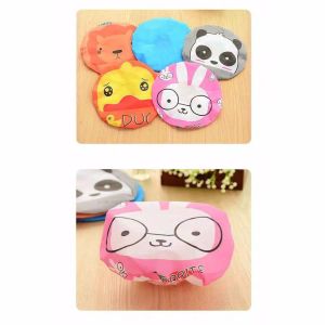 Shower Cap Penutup Kepala Shower Cap Motif Karakter Pelindung Rambut Anti Air